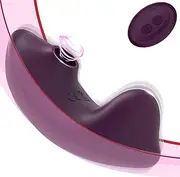 Silicone butterfly vibrator with 10 vibration modes for her clitoris and G-spot, quiet and strong portable vibrators lay-on vibrator with remote control couples sex toys for women