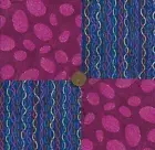 Twisted Jelly Rolls DO NOT EAT 100% Cotton Crafting Fabric Squares Blocks zL1