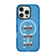 iPhone 16 Pro Impact Case MagSafe Compatible Chrome Bows