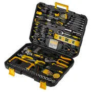 158PCs Hand Tool Box Kits Carrying Case Handle Household Toolbox Storage Set for Home Repair&Maintenance