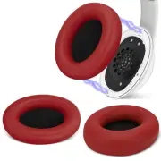 Geekria Magnetic Ear Pads for Beats Studio 3 Wireless, Studio 2 Headphones (Red)