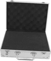 LIFKOME Portable Aluminum Alloy Tool Box with Sponge Lining Durable Storage Case for Documents Instruments Hardware Tools Convenient for Professionals the Go