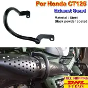 G26 Exhaust Guard For Honda Ct125 Hunter Heat Trail Pipe Shield Black Protector