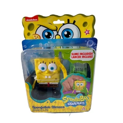 NEW SQUAREPANTS Slimeez-Spongebob Figure With Slime