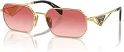 [Prada] PR A51S Gold/Pink Red Shaded 58/17/140 women Sunglasses