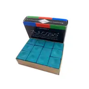 Billee Billiards chalk set, Green color, 12 pcs/pack