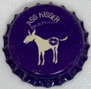USA Plastic Lined Beer Crown Bottle Cap: Ass Kisser Brewing