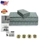 Luxury King Flannel Sheet Set - 100% Cotton, Floral Pattern & Machine Washable