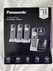 Panasonic KX-TG3824S Cordless Phone with Digital Answering Machine, Advanced