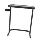 Adjustable Sofa Side Table 48*35cm (black Without Wheels)