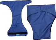 COLLBATH 2Pcs Washable Adult Nappies Leakproof Cloth Diapers for Elderly Breathable Reusable Incontinence Underwear Practical and Comfortable for Urinary Incontinence