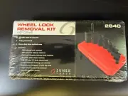 Sunex 9pc 1/2" Drive Wheel Lock Hubcap Removal Impact Sockets Set Kit 2840