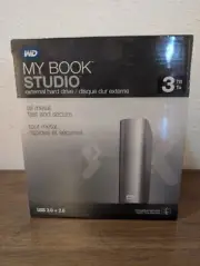 WD My Book Studio 3TB Desktop External Hard Drive HDD PC Mac BRAND NEW Sealed