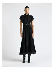 [Cue] Top Stitched Midi Dress