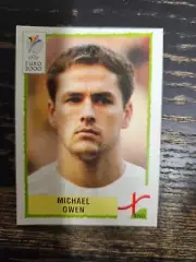 Michael Owen #91 Euro 2000 Panini Near Mint