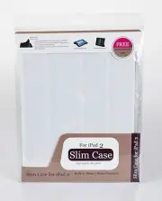 Smart Cover PU Leather Case Stand Magnetic With Back Case for iPad 2 Gen White
