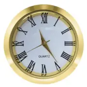 Mini Clock Insert 37mm Round Quartz Movement Miniature Clock Replacement Insert
