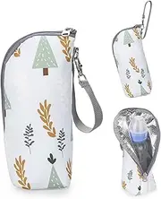 Insulated Baby Bottle Bag,Insulated Milk Bottle Bag,Portable Insulated Bottle Bag for Baby,Baby Bottle Cooler Bag,Baby Bottle Thermal Bag,Baby Bottle Warmer Bag,Baby Bottle Tote Bag,22 x 8CM,Style 3,