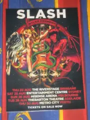 Slash - 2010 Australian Tour - Myles Kennedy - Laminated Tour Poster