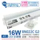 PHILIPS飛利浦 易省 BN022C G2 第二代 LED層板燈 16W 6500K 白光 4尺 全電壓 支架燈_PH430990