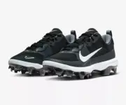 Nike Force Trout 9 Pro MCS Low FB2908 001 Black Baseball Cleats Men's 12