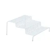 Kitchen Details 3 Tier Spice Rack Shelf Organizer in White