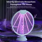 Electric Fly Swatter Racket 2-In-1 Intelligent Bug Zapper With Usb Rechargea 2BB