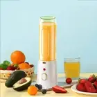 1 Portable USB Charging Juicer, Equipped with Dual Cups, Multifunctional Blender