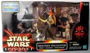 Star Wars Episode 1 Mos Espa Encounter Action Figures Hasbro Jar Jar Skywalker
