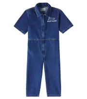 [Bobo Choses] Bobo Choses Smiling denim overalls Y 6/7 blue