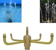 Brass Column Garden Square Fireworks Pool Pond Adjustable Fountain Nozzle Sprinkler Spray Head SSH333 (1")