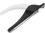 Beatifufu Manicure Nail Scissors Nail Clippers for Thick Cuticle Trimmer Art Clipper Artificial Splashproof Comfort Grip