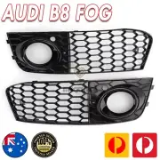 For Audi A4 B8 RS4 2009 2010 2011 2012 Honeycomb Mesh Fog Light Open Vent GRILL