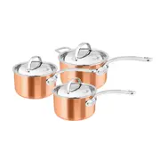 Chasseur Escoffier Induction 3 Piece Saucepan Set - Robins Kitchen