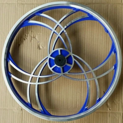 20” Bicycle Mag Wheels Set 6 Spoke Blue Pair for GT DYNO HARO XPEDITE