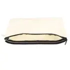 10PCS Canvas Cosmetic Bag With Black Lanyard Blank Craft Bag For Travel .