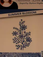 TATTERED LACE DIE "SUMMER BLOSSOM" TTLE807 FLOWER LEAF FOR CARD & SCRAPBOOKING