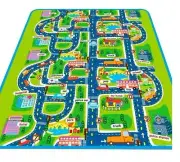 Large Baby Kids Mat Waterproof Children Mats Rug Carpet Car Play Track Foldable