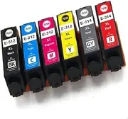 6 generic 312XL T312XL Ink Cartridges for EPSON Expression Photo HD XP 15000 XP 8500 XP 8600 XP 8700
