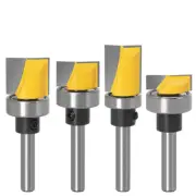Door Hinge Router Bit Set 1/4-Inch Shank Template Flush Trim Router Bit Hinge M
