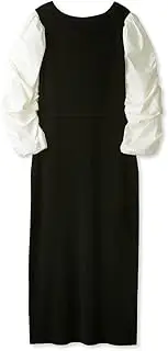 CELFORD(セルフォード) Cellford CWNO235036 Women's 2-Way Docking Ribbon Knit Dress