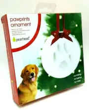 Pearhead Pawprints Dog & Cat Hanging Keepsake Ornament No Mess