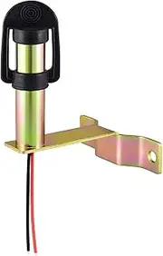 Monirf 90° L Shape Tractor Beacon Light Bracket, Side Mounting Beacon Holder with Wire for Forklift Truck Tractor, Metal Mounting Bracket Universal for DIN Pole Mount Rotating Warning Light