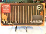 Lodge Logic Cast Iron Pro Grid Griddle Large 20" by 10-7/16" Seasoned and ready!