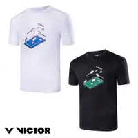 在飛比找PChome24h購物優惠-【VICTOR 勝利體育】3D羽球場T-shirt(T-24