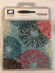 Fiskars Alphabet Chipboard Monogram MUMS THE WORD Pattern 3.5" Cloud 9 Design