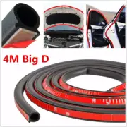 4M Car Door Boot Edge Protector Strip Trim D Shapes Guard Seal Rubber Strip