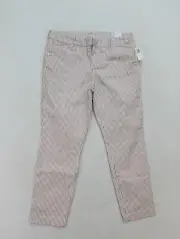 Old Navy Pixie Women's Pants Size 14 Red White Striped Flat Front