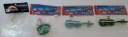 The Pottery Lightfoot Virginia Wood Christmas Ornaments~ Vintage~Lot of 4