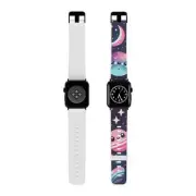 Planet Watch Band, Space Themed Apple Watch Strap, Galaxy Wristband,